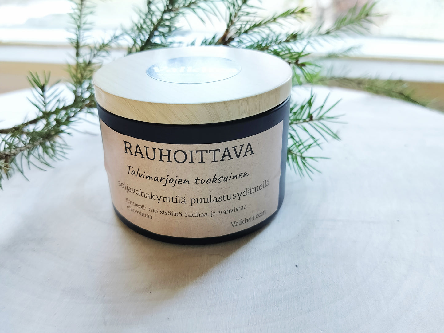 Rauhoittava kristallikynttilä
